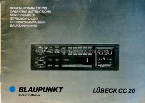 Lübeck CC20 7.640.751.010; Blaupunkt Ideal, (ID = 2696318) Car Radio