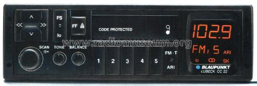 Lübeck CC 22; Blaupunkt Ideal, (ID = 2053205) Car Radio