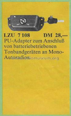LZU 7108 7.607.108.000; Blaupunkt Ideal, (ID = 2714094) Altri tipi