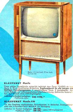 Manila 4N; Blaupunkt Ideal, (ID = 2813745) Fernseh-E
