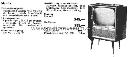 Manila 70640; Blaupunkt Ideal, (ID = 2940863) Televisore