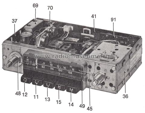 Mannheim K 7.632.331 ab 5638001; Blaupunkt Ideal, (ID = 2102574) Autoradio