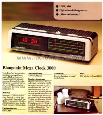 Mega Clock 3000 7.628.260; Blaupunkt Ideal, (ID = 2599365) Radio