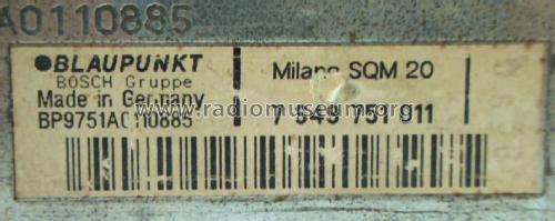 Milano SQM20 7.649.751.011; Blaupunkt Ideal, (ID = 2254875) Car Radio