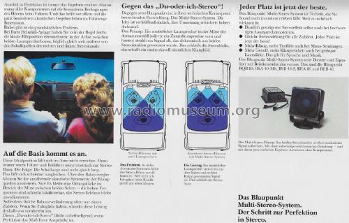 Multi Stereo System 7.607.231.000; Blaupunkt Ideal, (ID = 2710347) Altri tipi