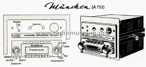 München A753; Blaupunkt Ideal, (ID = 2549149) Car Radio