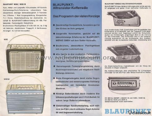 Nixe 610M; Blaupunkt Ideal, (ID = 2809185) Radio