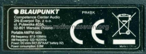 AM/FM Receiver PR4 / BK / WH; Blaupunkt Ideal, (ID = 2589989) Radio