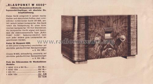 Ideal Blaupunkt Radio - Produktion 1932 - 1933 ; Blaupunkt Ideal, (ID = 3084252) Paper