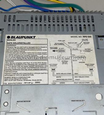 RPD 555; Blaupunkt Ideal, (ID = 2833011) Car Radio