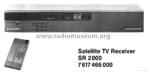 Satellite TV Receiver SR 2000 7.617.466 ; Blaupunkt Ideal, (ID = 2224928) DIG/SAT