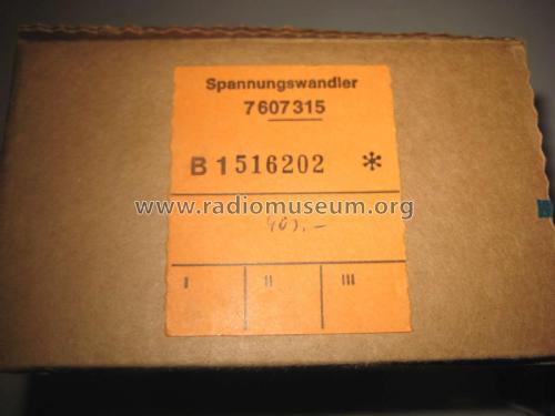 Spannungswandler 7.607.315.000; Blaupunkt Ideal, (ID = 2038150) Aliment.