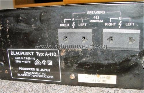 Stereo Amplifier A-110 7.629.110; Blaupunkt Ideal, (ID = 2041052) Ampl/Mixer