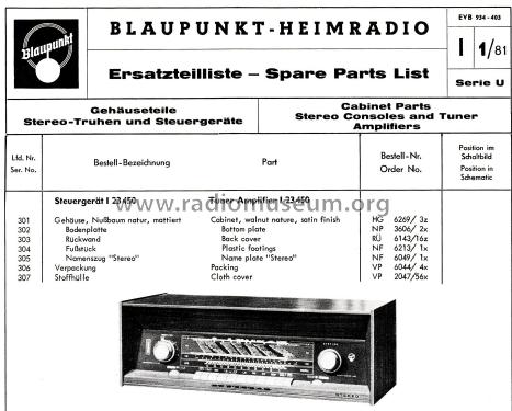 Steuergerät I 23450; Blaupunkt Ideal, (ID = 2678138) Radio