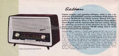 Sultan 2520; Blaupunkt Ideal, (ID = 2437931) Radio