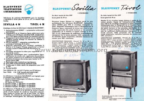 Televiseurs 4 Standards, Prospekt ; Blaupunkt Ideal, (ID = 2834677) Paper
