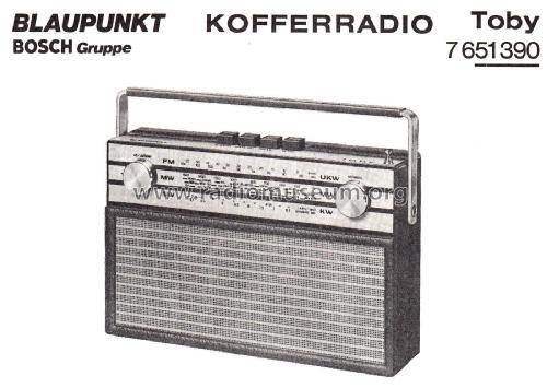 Toby 7.651.390; Blaupunkt Ideal, (ID = 2603975) Radio
