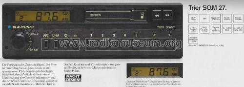 Trier SQM 27 7.646.852.010; Blaupunkt Ideal, (ID = 3166942) Car Radio