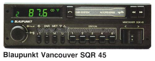 Vancouver SQR 45 7.644.886.010; Blaupunkt Ideal, (ID = 2972521) Car Radio