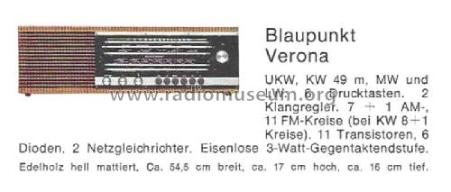 Verona 7.628.200; Blaupunkt Ideal, (ID = 2671439) Radio