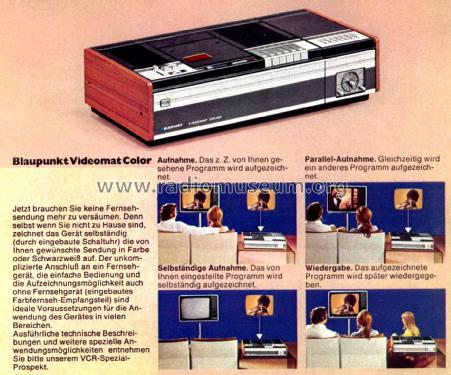 Video-Cassetten-Recorder Videomat Color 7 619 300 703; Blaupunkt Ideal, (ID = 2848864) R-Player
