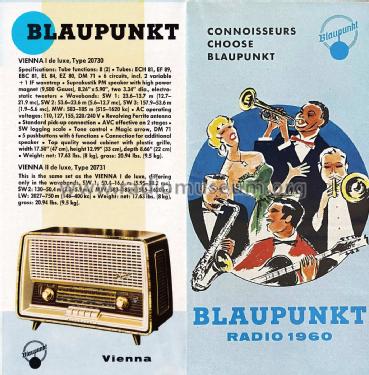 Vienna I de Luxe 20730; Blaupunkt Ideal, (ID = 2690084) Radio