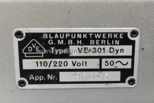 Volksempfänger VE 301 Dyn W ; Blaupunkt Ideal, (ID = 2735811) Radio