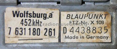 Wolfsburg IV 7.631.180 ab 4300001; Blaupunkt Ideal, (ID = 2518465) Car Radio