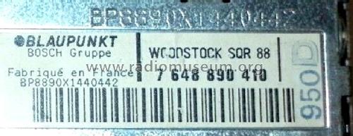 Woodstock SQR 88 7.648.890.410; Blaupunkt Ideal, (ID = 2752120) Car Radio