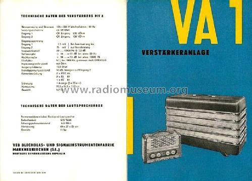 Verstärkeranlage VA1; Blechblas- und (ID = 945120) Ampl/Mixer