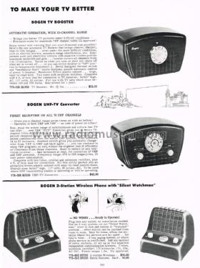2-Station Wireless Phone with 'Silent Watchman' ; Bogen -Presto, David (ID = 1761984) Altri tipi