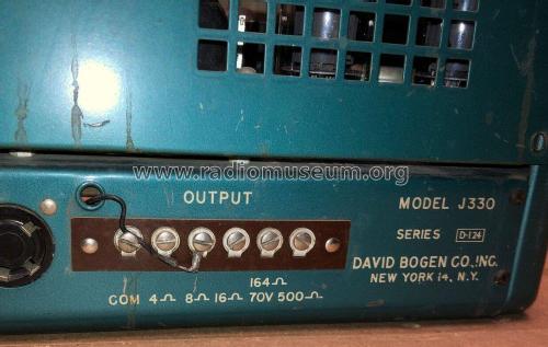 J-330 ; Bogen -Presto, David (ID = 2723448) Ampl/Mixer