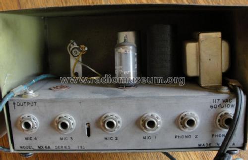Microphone Mixer MX6A; Bogen -Presto, David (ID = 1234939) Verst/Mix