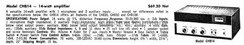 CHB 14 Series A-32; Challenger Amplifier (ID = 2309025) Ampl/Mixer