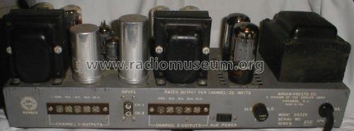 Stereo Power Amplifier DS225; Bogen -Presto, David (ID = 2173581) Verst/Mix