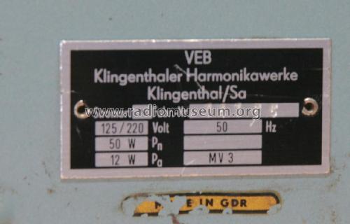 MV3; Böhm KG; Klingenthal (ID = 2215438) Ampl/Mixer