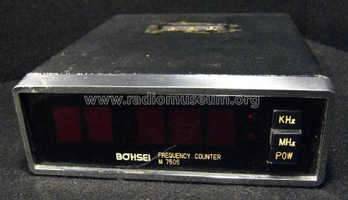 Frequency Counter M 7505; Bohsei International (ID = 1712521) Equipment