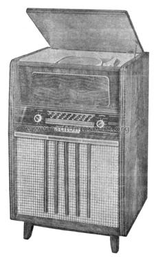 Radiogramola HI-FI B-90 Ch= 8 válvulas; Bonvehi Radio; (ID = 1883211) Radio