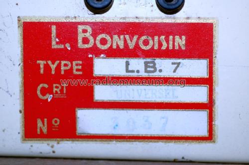 LB7 ; Bonvoisin, L., (ID = 2193664) Radio