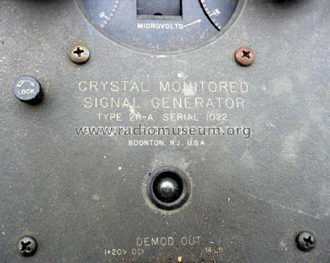 Crystal Monitored Signal Gen 211-A; Boonton Radio Corp.; (ID = 661253) Equipment