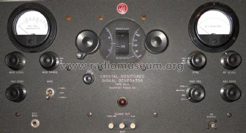 Crystal Monitored Signal Gen 211-A; Boonton Radio Corp.; (ID = 845589) Equipment