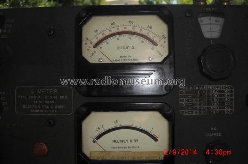 Q Meter 260-A; Boonton Radio Corp.; (ID = 1726173) Equipment