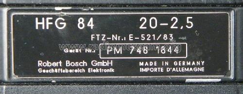 Handsprechfunkgerät HFG 84; Bosch; Deutschland (ID = 1811248) Commercial TRX