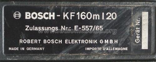 Mobile Sprechfunkanlagen KF160m; Bosch; Deutschland (ID = 1400116) Commercial TRX