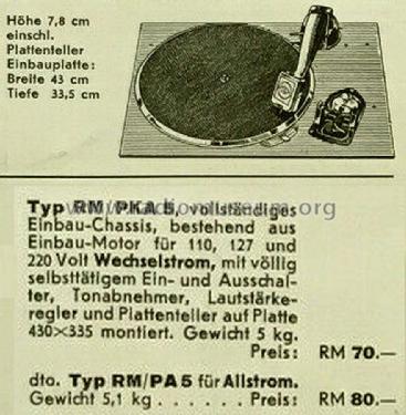 RM-PKA5; Bosch; Deutschland (ID = 2450274) Sonido-V