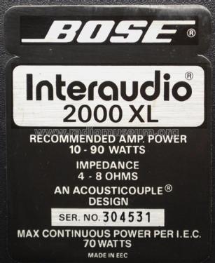Interaudio 2000 XL; BOSE Corporation; (ID = 2470968) Parlante