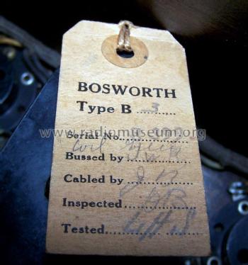 B3; Bosworth Electric (ID = 2132892) Radio