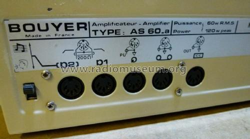 Amplificateur - Amplifier AS60 a; Bouyer, Paul (ID = 2523645) Ampl/Mixer