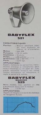 Babyflex 521 Ch= 409; Bouyer, Paul (ID = 2522887) Parleur