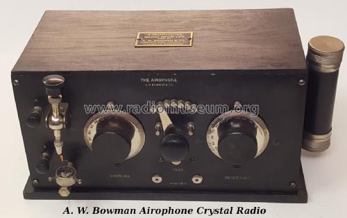 Airophone Crystal Set ; Bowman & Co., A.W.; (ID = 2135756) Crystal